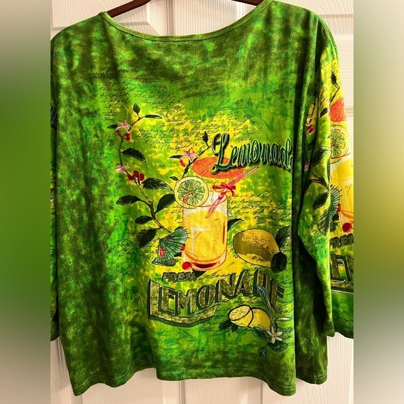 TAKE TWO~DETAILED DIMENSIONAL~BLOUSE~100% COTTON~XL - Picture 6 of 13